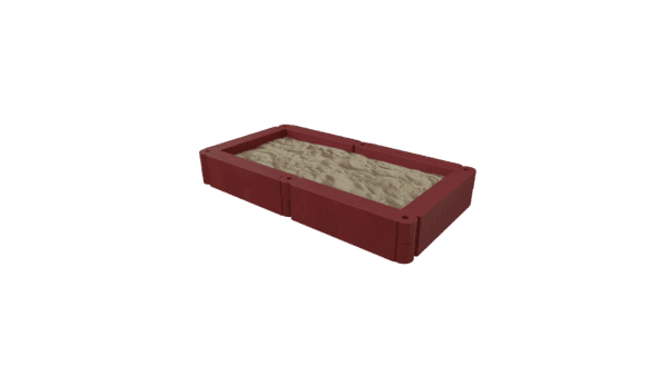 KB3173-1  Flexibele Rubber zandbak rand (losse rand) Rood - Afbeelding 4