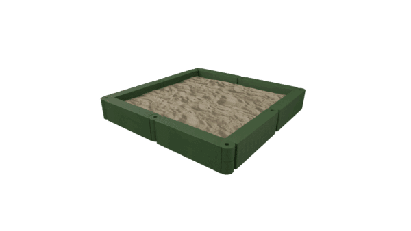 KB3175-1  Flexibele Rubber zandbak rand (losse rand) Groen - Afbeelding 2