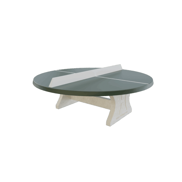 PingPong Tafel - Tafeltennistafel rond Groen