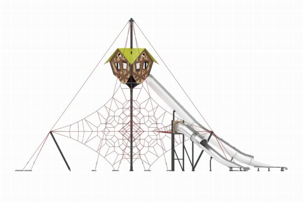 Sky Climber (12.00) met rvs buisglijbaan  (NC1028) - Afbeelding 4